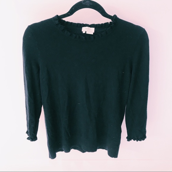 KATE SPADE BLACK SWEATER - Picture 2 of 7